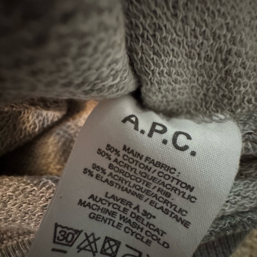 A.P.C. Heather Gray Women's Sweatshirt - Picture 4 of 6